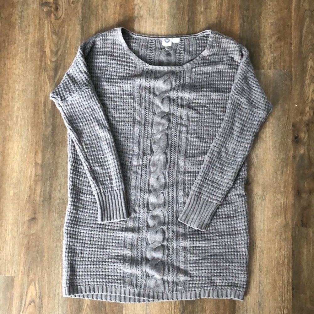 Roxy Grey Sweater Dress